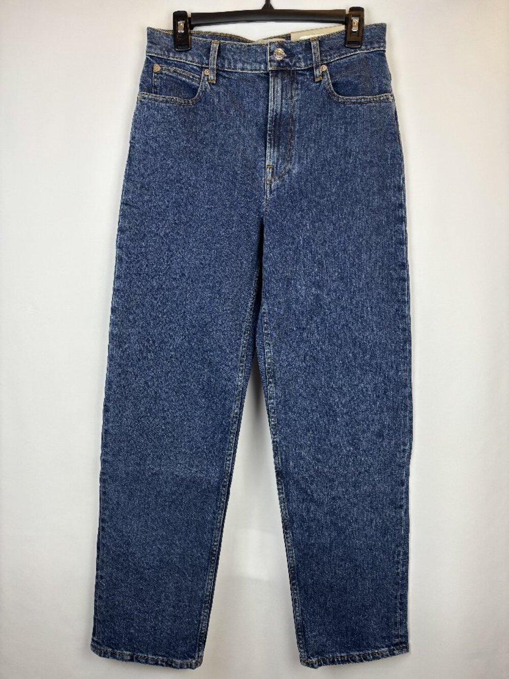 27 Everlane The Way High Jean Organic Cotton High Rise Low Stretch Straight Leg